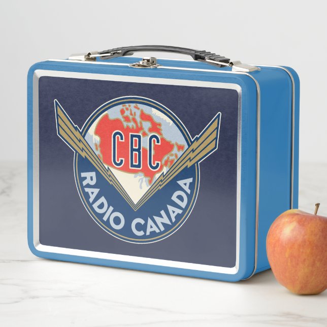 CBC 1940s Logo Metal Lunch Box (In Situ)