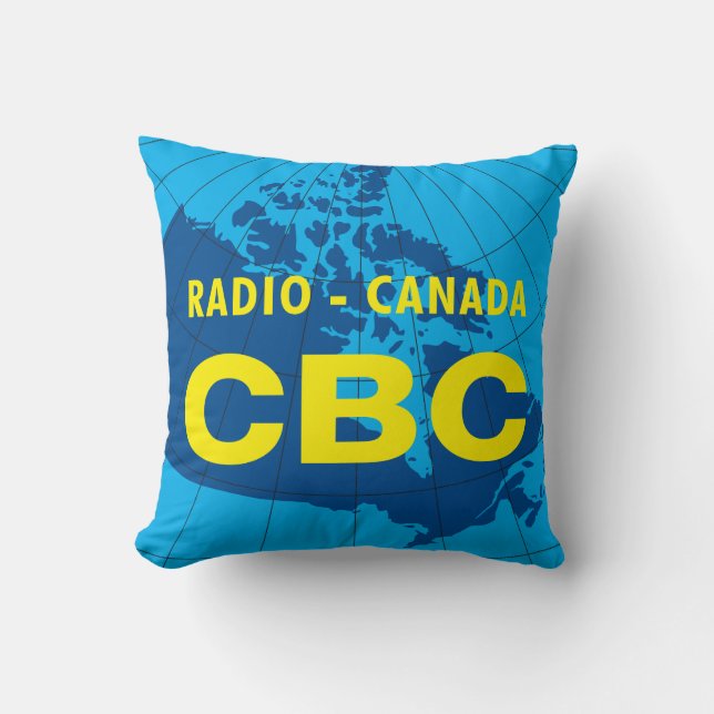 CBC 1958 Logo Throw Pillow (Front)