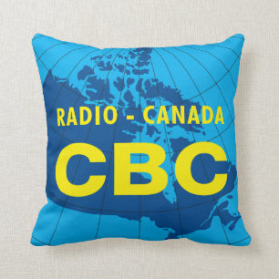 CBC 1958 Logo Throw Pillow