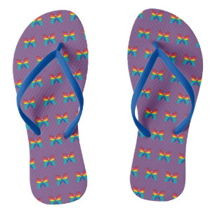 CBC 1966 Logo Pattern Flip Flops