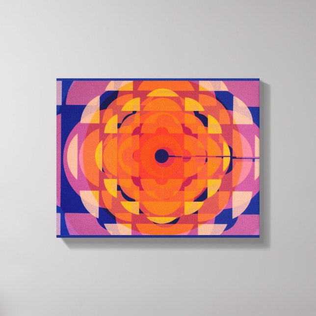 CBC 1970s Stylized Logo Canvas Print (Front)