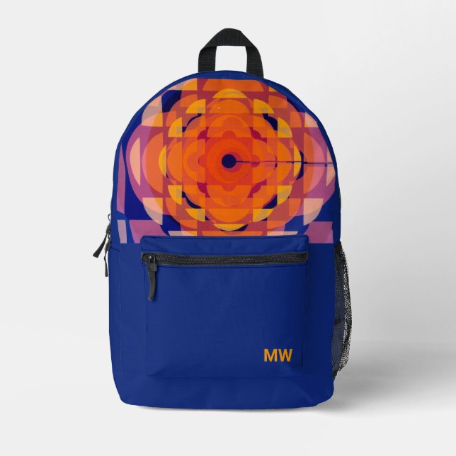 CBC 1970s Stylized Logo Printed Backpack (Front)