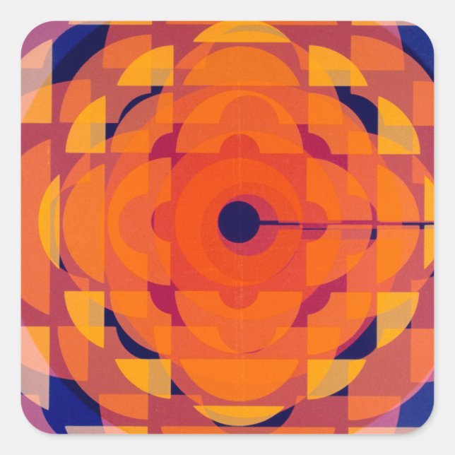 CBC 1970s Stylized Logo Square Sticker (Front)