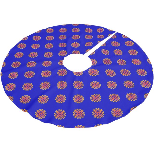 CBC 1974 Logo Brushed Polyester Tree Skirt (Angled)