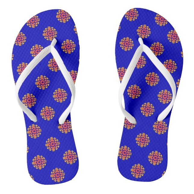 CBC 1974 Logo Flip Flops (Footbed)