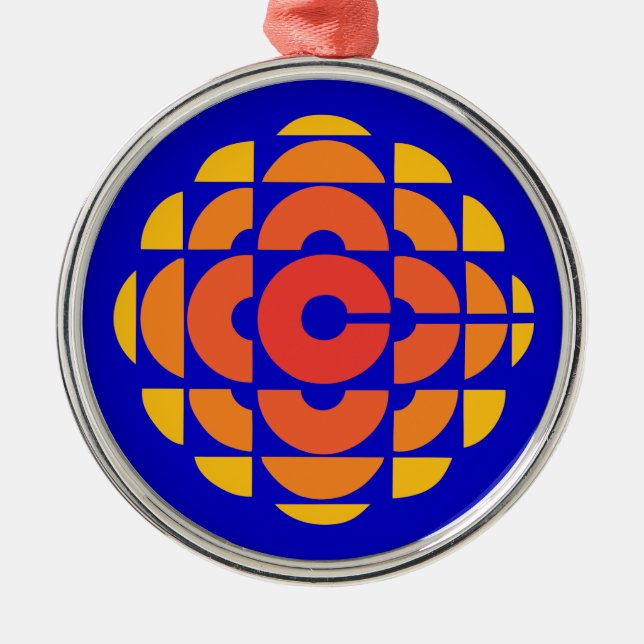 CBC 1974 Logo Metal Ornament (Front)