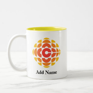 CBC 1974 Logo Personalized Two-Tone Mug