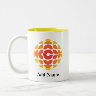 CBC 1974 Logo Personalized Two-Tone Mug