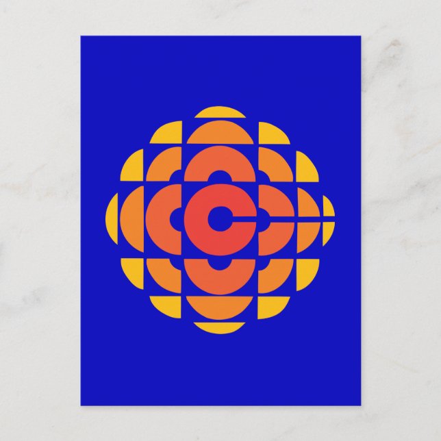 CBC 1974 Logo Postcard (Front)