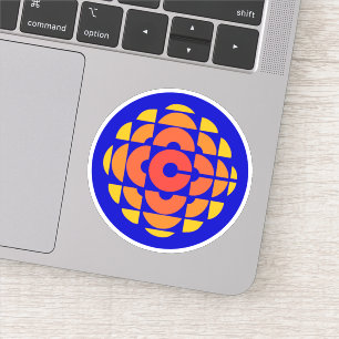 CBC 1974 Logo Sticker