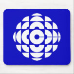 CBC 1986 Logo Blue Poster Mouse Pad<br><div class="desc">Created by Hubert Tison, who designed the 1966 butterfly logo, and Robert Innes. With Burton Kramer's approval, Hubert Tison and Robert Innes modified the multi-coloured gem to make it easier to reproduce in other media. The shades of orange were shed in favour of a solid blue. Used between 1986 -...</div>