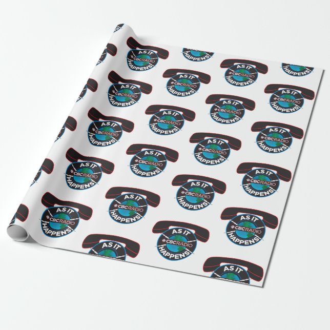 CBC As It Happens Wrapping Paper (Unrolled)