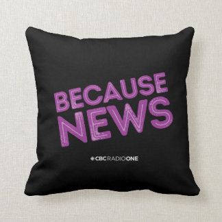 CBC Because News Throw Pillow