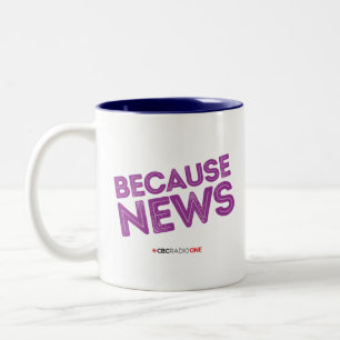 CBC Because News Two-Tone Coffee Mug