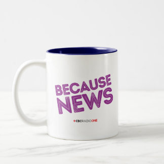 CBC Because News Two-Tone Coffee Mug