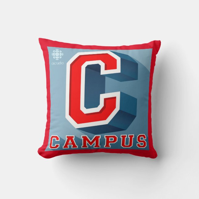 CBC Campus Throw Pillow (Front)
