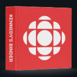 CBC Gem Binder<br><div class="desc">Created by Swiss-Canadian design firm Gottschalk Ash, in a further revision of Burton Kramer's 'gem'. The red colour represents Canada in a symbolic way, the radiating form respects the DNA of the CBC brand and will not get lost in translation. Canadians would still recognize this as the CBC logo and...</div>
