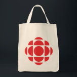 CBC Gem Tote Bag<br><div class="desc">Created by Swiss-Canadian design firm Gottschalk Ash, in a further revision of Burton Kramer's 'gem'. The red colour represents Canada in a symbolic way, the radiating form respects the DNA of the CBC brand and will not get lost in translation. Canadians would still recognize this as the CBC logo and...</div>