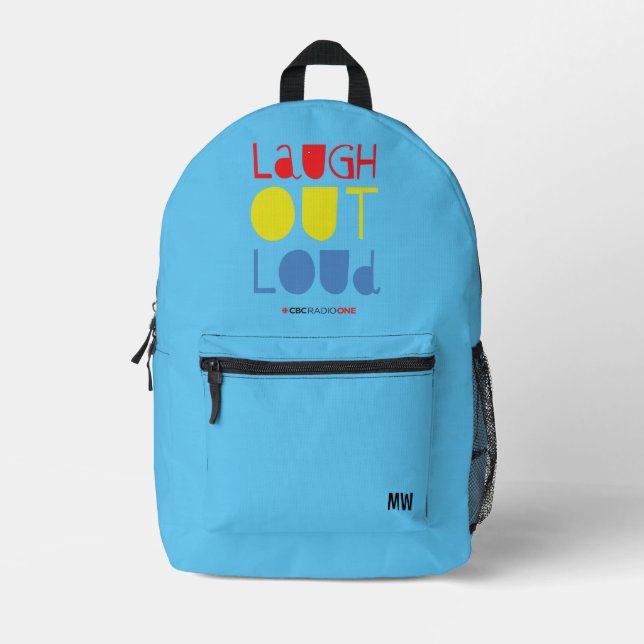 CBC Laugh Out Loud Printed Backpack (Front)