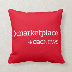 CBC Marketplace Throw Pillow