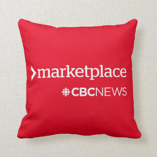 CBC Marketplace Throw Pillow