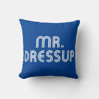 CBC Mr. Dressup Title Graphic Throw Pillow