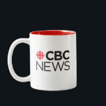 CBC News Two-Tone Coffee Mug<br><div class="desc">Canada's home for breaking and in-depth reporting of local,  national and international news. Canada's meeting place to discuss the stories that matter.  Web: www.cbcnews.ca. Facebook/twitter/Instagram: @cbcnews</div>