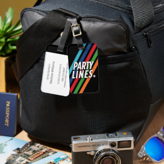 CBC Party Lines Luggage Tag
