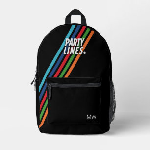CBC Party Lines Printed Backpack