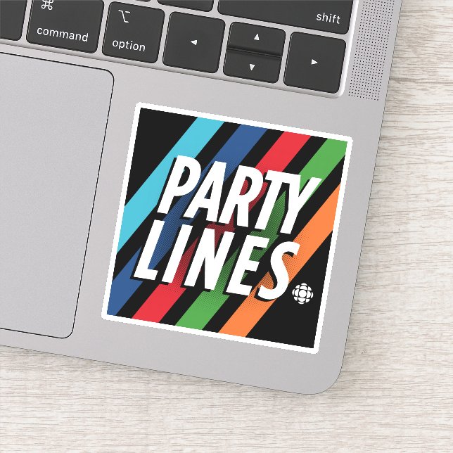 CBC Party Lines Sticker (Detail)