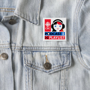 CBC Podcast Playlist 2 Inch Square Button
