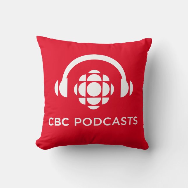 CBC Podcasts Throw Pillow (Front)
