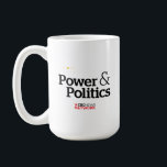 CBC Power & Politics Coffee Mug<br><div class="desc">POWER & POLITICS is the arena where decision-makers answer the questions that matter to viewers. Featuring hard-hitting political interviews and a cast of regular political panelists and critical thinkers, the program gives an insider's view of the continuously unfolding drama of the Canadian political scene. Smart and unpredictable, POWER & POLITICS...</div>