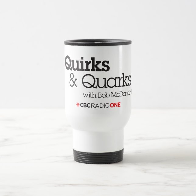 CBC Quirks & Quarks Travel Mug (Center)