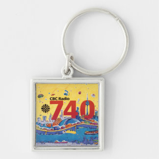 CBC Radio 740 - 1980 promo graphic Keychain