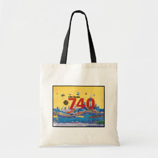 CBC Radio 740 - 1980 promo graphic Tote Bag