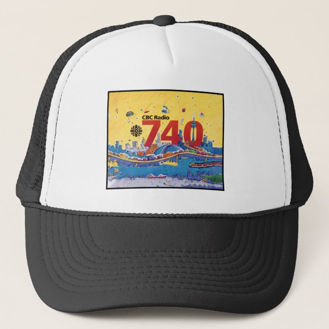 CBC Radio 740 - 1980 promo graphic Trucker Hat (Front)