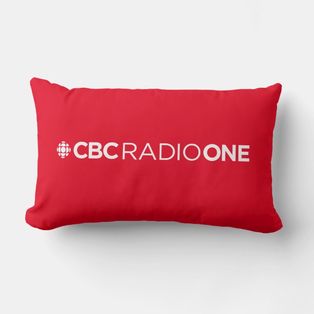 CBC Radio One Lumbar Pillow (Front)