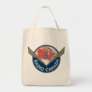 CBC Retro 1940s Logo Grocery Tote Bag