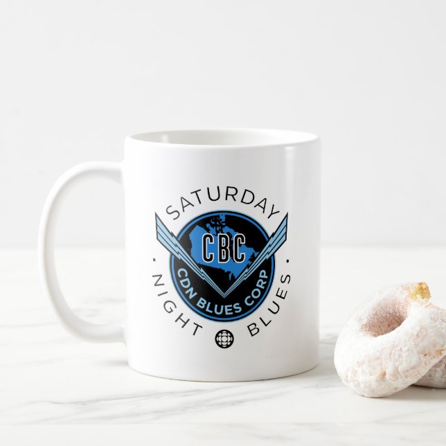 CBC Saturday Night Blues Coffee Mug (With Donut)