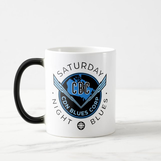 CBC Saturday Night Blues Magic Mug (Left)