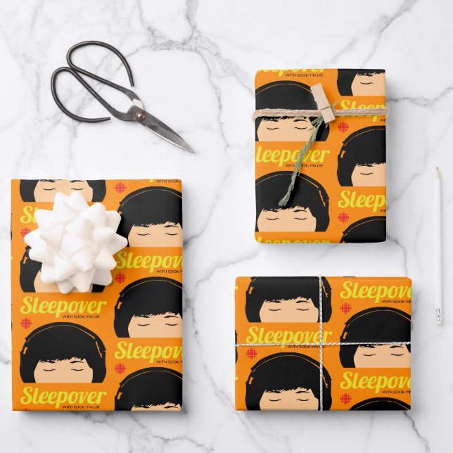 CBC Sleepover Wrapping Paper Sheet (Front)