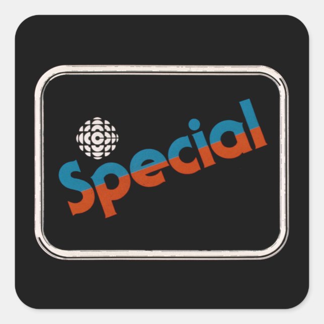 CBC Special - 1978 promo graphic Square Sticker (Front)