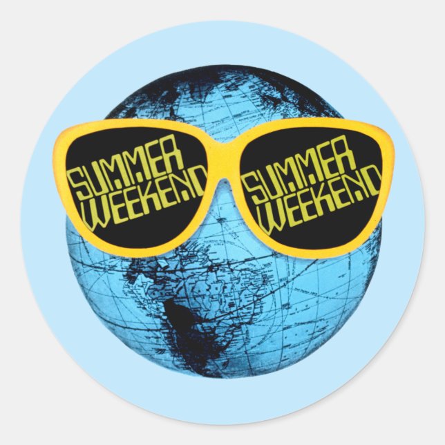 CBC Summer Weekend Classic Round Sticker (Front)