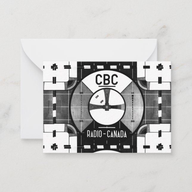 CBC Test Pattern Card (Front)