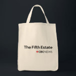 CBC The Fifth Estate Grocery Tote Bag<br><div class="desc">For four decades The Fifth Estate has been Canada's premier investigative documentary program. Each week The Fifth Estate brings in-depth investigations that matter to Canadians – delivering a dazzling parade of political leaders,  controversial characters and ordinary people whose lives were touched by triumph or tragedy.  www.cbc.ca/fifth Facebook:@thefifthestate Twitter:@cbcfifth</div>