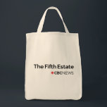 CBC The Fifth Estate Grocery Tote Bag<br><div class="desc">For four decades The Fifth Estate has been Canada's premier investigative documentary program. Each week The Fifth Estate brings in-depth investigations that matter to Canadians – delivering a dazzling parade of political leaders,  controversial characters and ordinary people whose lives were touched by triumph or tragedy.  www.cbc.ca/fifth Facebook:@thefifthestate Twitter:@cbcfifth</div>