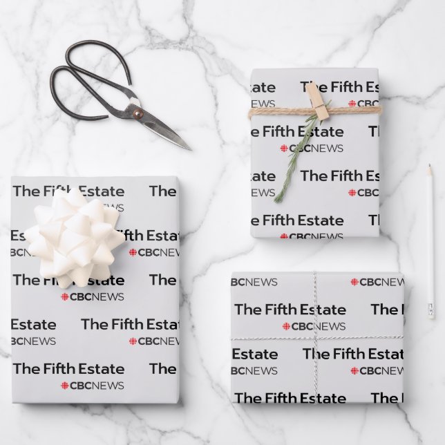 CBC The Fifth Estate Wrapping Paper Sheet (Front)