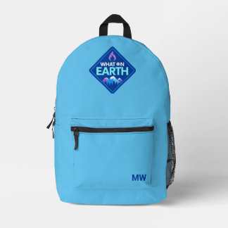 CBC - What On Earth Printed Backpack