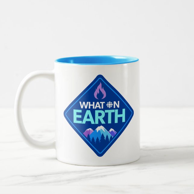 CBC - What On Earth  Two-Tone Coffee Mug (Left)